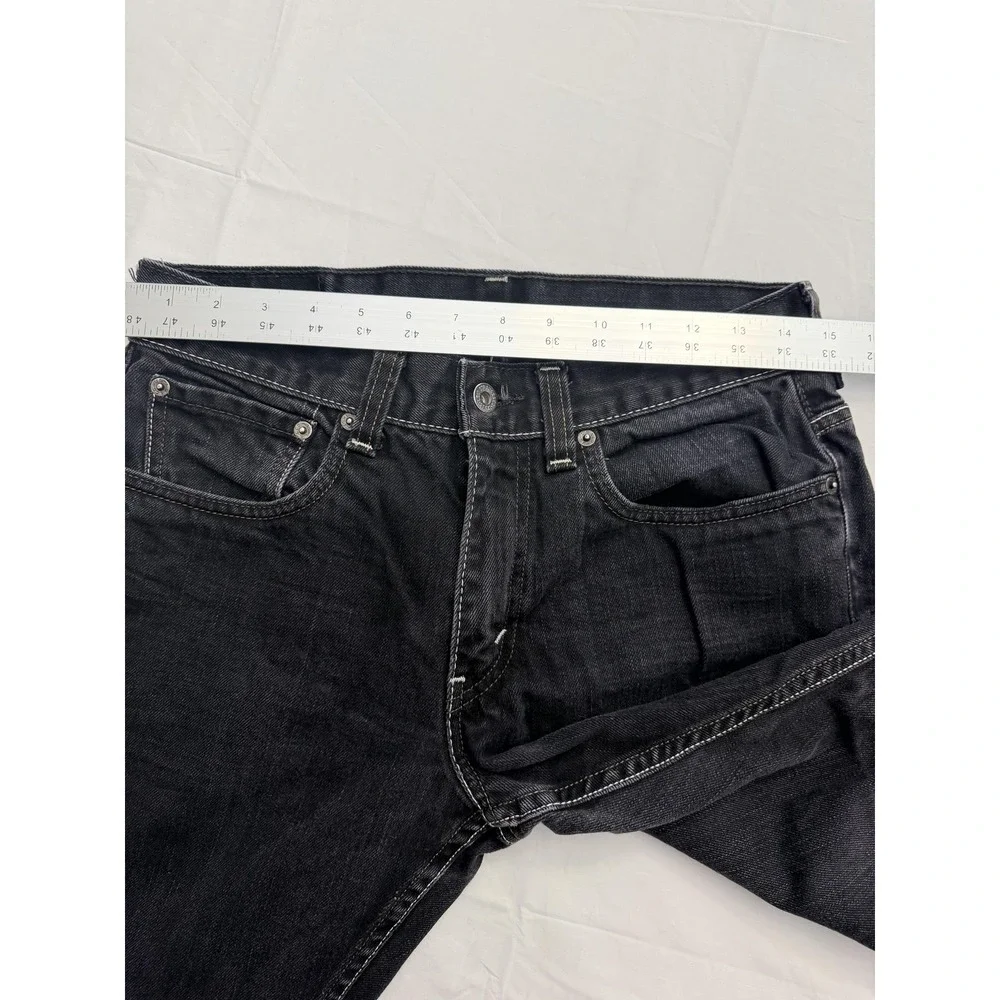 Levi's 511 Jeans Mens 32x30‎ Black Dark Wash Slim Straight Leg Denim Pants